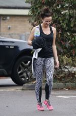 MICHELLE KEEGAN Leaves a Gym in Essex 12/15/2016