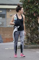 MICHELLE KEEGAN Leaves a Gym in Essex 12/15/2016