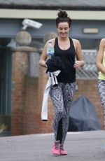 MICHELLE KEEGAN Leaves a Gym in Essex 12/15/2016