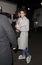 MICHELLE KEEGAN Leaves a Recording Studio in London 12/15/2016