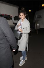 MICHELLE KEEGAN Leaves a Recording Studio in London 12/15/2016