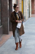 MICHELLE MONAGHAN Out in Beverly Hills 12/08/2016