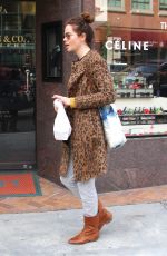 MICHELLE MONAGHAN Out in Beverly Hills 12/08/2016