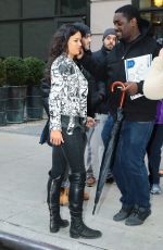 MICHELLE RODRIGUEZ Leaves Her Hontel in New York 12/12/2016