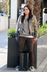 MICHELLE RODRIGUEZ Out Shopping in Beverly Hills 12/19/2016