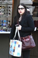 MICHELLE TRACHTENBERG Out Shopping at The Grove in Los Angeles 11/30/2016