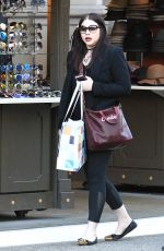 MICHELLE TRACHTENBERG Out Shopping at The Grove in Los Angeles 11/30/2016