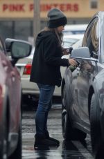 MILA KUNIS Out and About in Studio City 12/23/2016