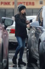 MILA KUNIS Out and About in Studio City 12/23/2016