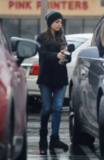 MILA KUNIS Out and About in Studio City 12/23/2016