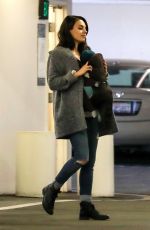 MILA KUNIS Out in Century City 12/31/2016