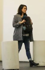 MILA KUNIS Out in Century City 12/31/2016