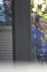 MILEY CYRUS and Liam Hemsworth Out for Lunch in Malibu 12/07/2016