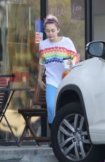 MILEY CYRUS Out and About in Los Angeles 12/14/2016