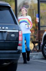 MILEY CYRUS Out and About in Los Angeles 12/14/2016