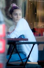 MILEY CYRUS Out and About in Los Angeles 12/14/2016
