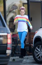 MILEY CYRUS Out and About in Los Angeles 12/14/2016