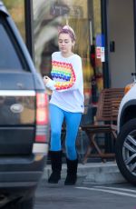 MILEY CYRUS Out and About in Los Angeles 12/14/2016