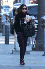 MINNIE DRIVER Out and About in Los Angeles 12/22/2016