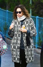 MINNIE DRIVER Out in Disneyland in Anaheim 12/23/2016