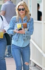 MISCHA BARTON in Jeans Out and About in West Hollywood 08/12/2016