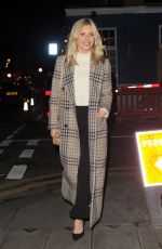 MOLLIE KING at Bo Lang Restaurant in London 12/14/2016