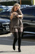 MOLLY SIMS Shopping at Saks Fifth Avenue in Beverly Hills 12/08/2016
