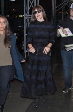 MONICA BELLUCCI Arrives at AOL Studios in New York 11/29/2016