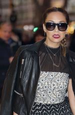 MYLEENE KLASS Arrives at Global Radio Show in London 12/01/2016