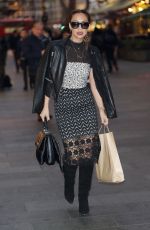 MYLEENE KLASS Arrives at Global Radio Show in London 12/01/2016