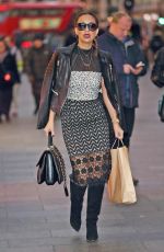 MYLEENE KLASS Arrives at Global Radio Show in London 12/01/2016