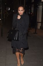 MYLEENE KLASS Leaves Hakkasan Restaurant in London 11/30/2016