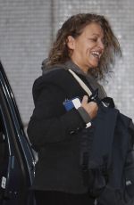 NADIA SAWALHA Leaves ITV Studios in London 12/13/2016