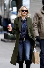 NAOMI WATTS on the Set of 