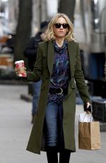 NAOMI WATTS on the Set of 