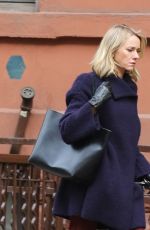 NAOMI WATTS on the Set of 