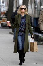 NAOMI WATTS on the Set of 