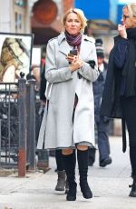 NAOMI WATTS Out and About in New York 12/14/2016