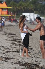NATALIA BORGES at the Beach in Miami 12/18/2016
