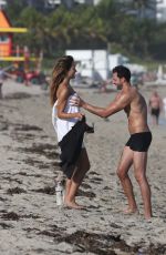 NATALIA BORGES at the Beach in Miami 12/18/2016
