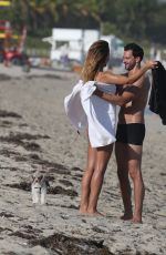 NATALIA BORGES at the Beach in Miami 12/18/2016