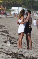 NATALIA BORGES at the Beach in Miami 12/18/2016