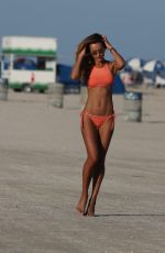 NATALIA BORGES in BIkini on the Set of a Photoshoot in Miami 12/13/2016