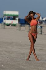 NATALIA BORGES in BIkini on the Set of a Photoshoot in Miami 12/13/2016