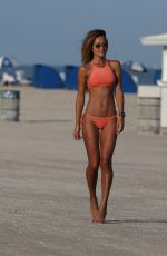 NATALIA BORGES in BIkini on the Set of a Photoshoot in Miami 12/13/2016
