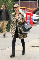 NICKY HILTON Out and About in New York 12/12/2016