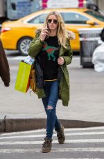NICKY HILTON Out Shopping in New York 12/13/2016