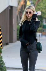 NICOLA PELTZ Out for Lunch in Beverly Hills 12/05/2016