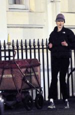 NICOLE KIDMAN Out Jogging in London 12/14/2016