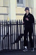 NICOLE KIDMAN Out Jogging in London 12/14/2016